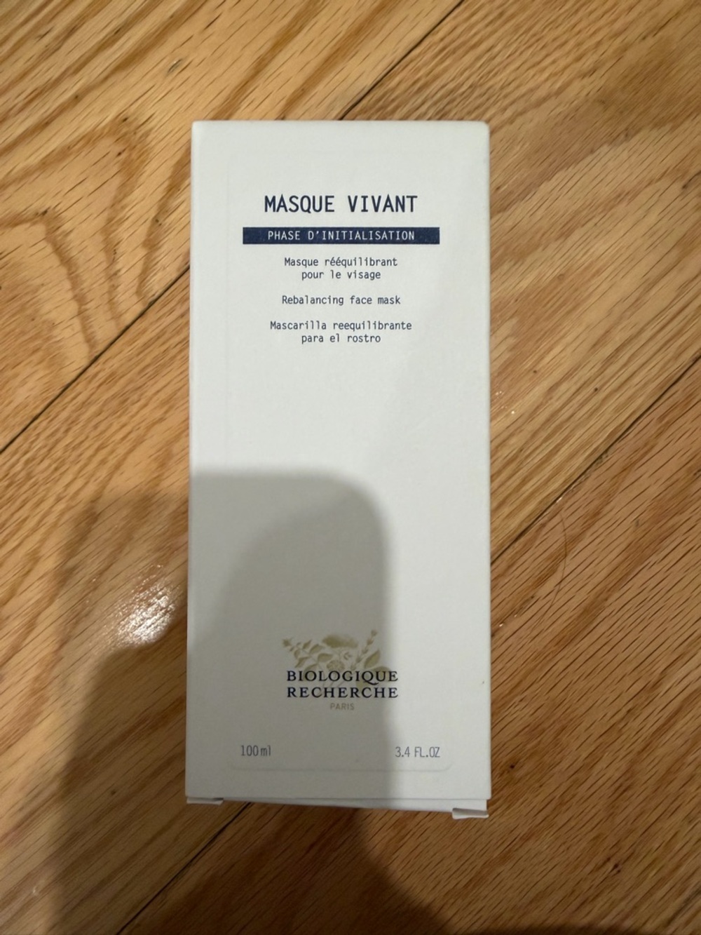 Biologique Recherche Masque Vivant Rebalancing Face Mask — White
